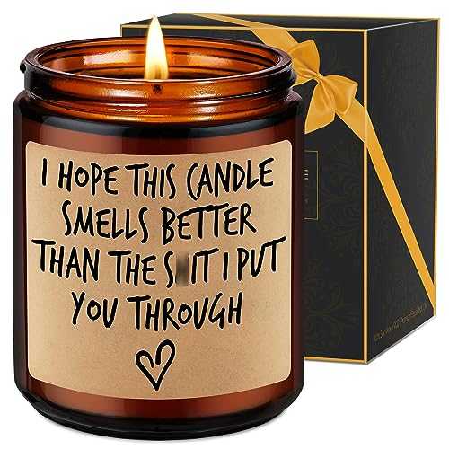 Fairy's Gift Scented Candles - I'm Sorry, I Love You Gifts for Her, Him - Gifts for Mom, Wife, Girlfriend, Grandma - Valentines Day, Thank, Birthday Funny Gifts for Women, Men, Dad, Boyfriend, Husband