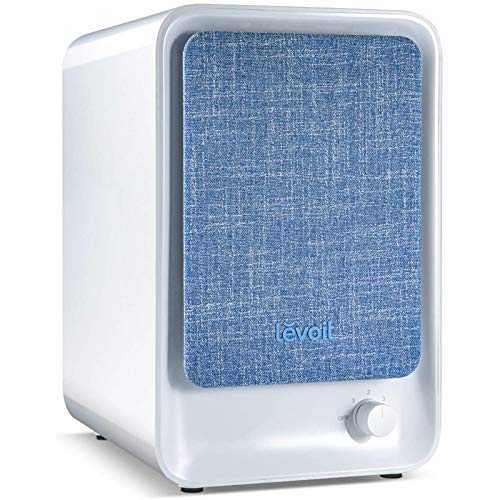 Levoit Air Purifiers for Home Bedroom with True HEPA Filter, 3-Stage Filtration, 100% Ozone Free, Portable Desktop Air Filter for Allergies, Pollen, Smoke, Dust, Pet, Odours, Quiet Operation, LV-H126