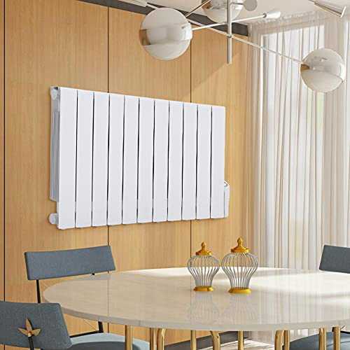 1800W Electric Radiators, 11 Fins Wall Mounted Aluminum Oil Heater, Heater with Timer 7 Day/24 Hours Auto Switch Off, Radiator with Adjustable Thermostat for Home, 93x8x57.5cm