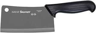 Chef's Butcher's Cleaver Knife - BKB509-6 Wide Rectangular 6" (150mm) Professional Kitchen Knife - Black Handle