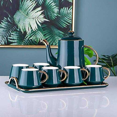 Cup and Saucer Set Porcelain Tea Set Coffee Cup Set Ceramic Home Living Room Afternoon Tea Tea Set Teapot