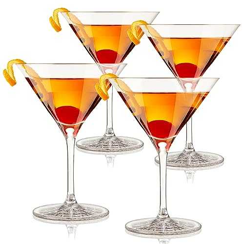 Spiegelau Martini Glasses, Set of 4, Crystal, 165 ml, Perfect Serve, 4500175