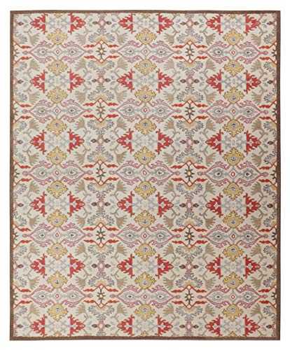 Filla Orange Traditional Persian Old Style Handmade Tufted 100% Woollen Area Rugs & Carpet (250x300 cm - 8x10 ft)