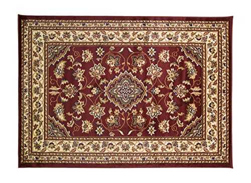 Extra Large Classic Oriental Persian Style Floral Traditional Rug/Mat, Red - 160 x 230cm