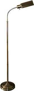 Daylight24 402051-07 Natural Daylight Battery Operated Cordless Floor Lamp, Antique Brass