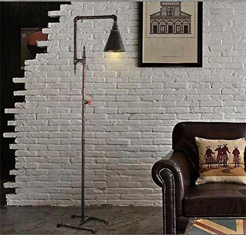 Floor Lamps American retro industrial iron pipes den living room bedroom Continental bar table decoration ideas for reading