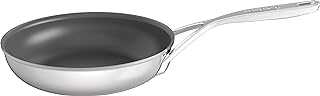 Demeyere 40850-999 Intense Frying Pan, 7.9 Inches (20 cm), Stainless Steel, Fluorine, 3-Layer Coating, Induction Compatible, Dishwasher Safe, Made in Belgium