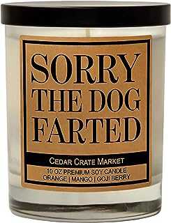 Funny Dog Candles for Dog Lovers - Made in The USA - Dog Gifts for Dog Lovers, Dog Mom Gifts for Women, Pet Mom, Fur Mamas, Dog Dads, Foster, Rescue, Adoption. Scented, Soy Jar Candle, 10 oz.