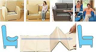 TheWhiteWater – Sofa Seat Support Boards – Sagging Rejuvenator Three Seaters (White – 143 x 48cm) Armchair Couch Saver | Wood Bars Slates – Seat Under Cushion (White, Three Seater)