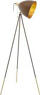 EGLO 49519 CHESTER 1 Floor Lamp in Rust-Coloured and Gold Steel