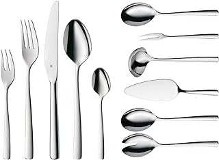 WMF Cutlery Set 66-pcs. Boston, 54.2 x 29.6 x 21.5 cm, Silver, Piece