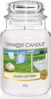 Yankee Candle Scented Candle | Clean Cotton Large Jar Candle | Long Burning Candles: up to 150 Hours | Perfect Gifts for Women