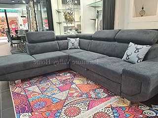 Grey Corner Sofa Bed Left and Right Pull out sofa bed (Left Hand Sofa)