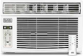 BLACK+DECKER BD08WT6 Window Air Conditioner with Remote Control , 8000 BTU, Cools Up to 350 Square Feet Energy Efficient, White