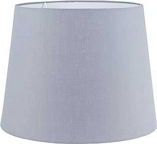 Extra Large Modern Tapered Table/Floor Lamp Light Shade in a Grey Fabric Finish