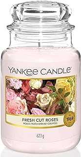 Yankee Candle Scented Candle | Fresh Cut Roses Large Jar Candle | Long Burning Candles: up to 150 Hours | Perfect Gifts for Women