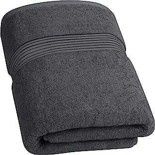 Utopia Towels – Luxury Extra Large Bath Towel - 100% Combed Ring-Spun Cotton, Ultra Soft and Highly Absorbent, Thick Large Bathroom Towels 90 x 180 CM's, Large Bathroom Towel (Grey)