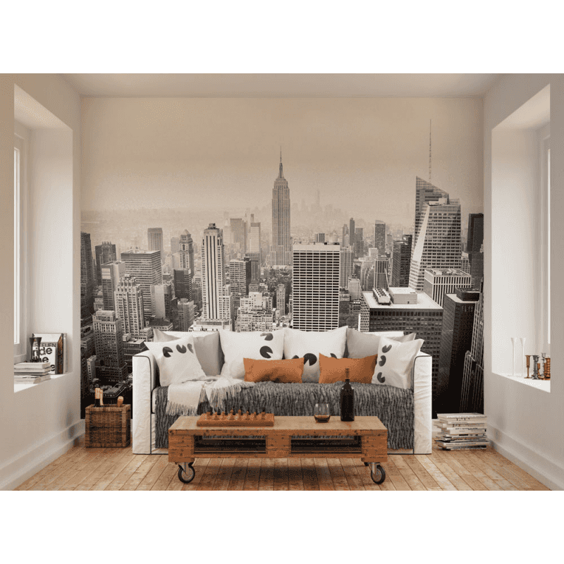 Empire State Wall Mural (Size: L: 3.0m (wide) x 2.4m (high))
