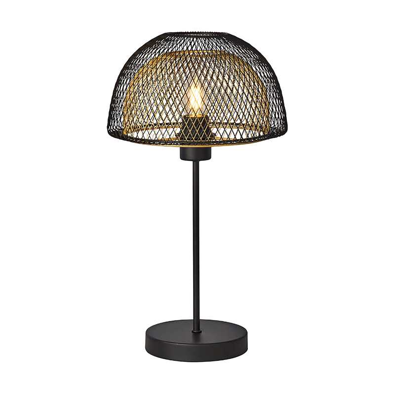Searchlight Honeycomb Table Lamp - Black