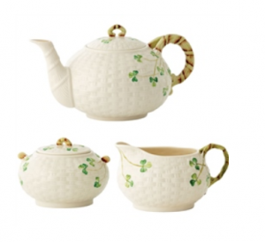 shamrock teaset